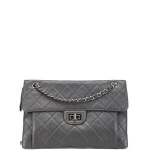 Chanel 2.55 Coco Mark Lambskin Shoulder Bag